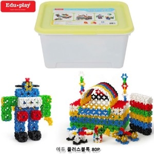 에듀플러스 블록 80P 와플블럭 창의블럭
