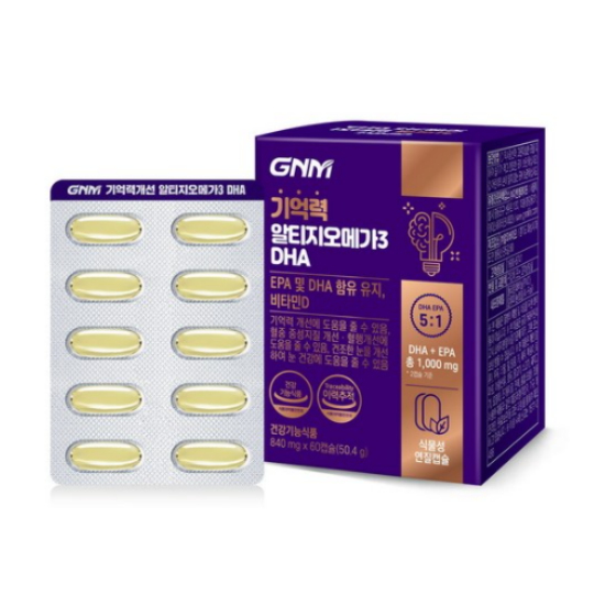 GNM�ڿ���ǰ�� ���� ��Ƽ�� ���ް�3 DHA 60ĸ��