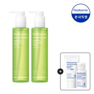 리얼베리어 컨트롤 T 클렌징 폼 200ml (2개)