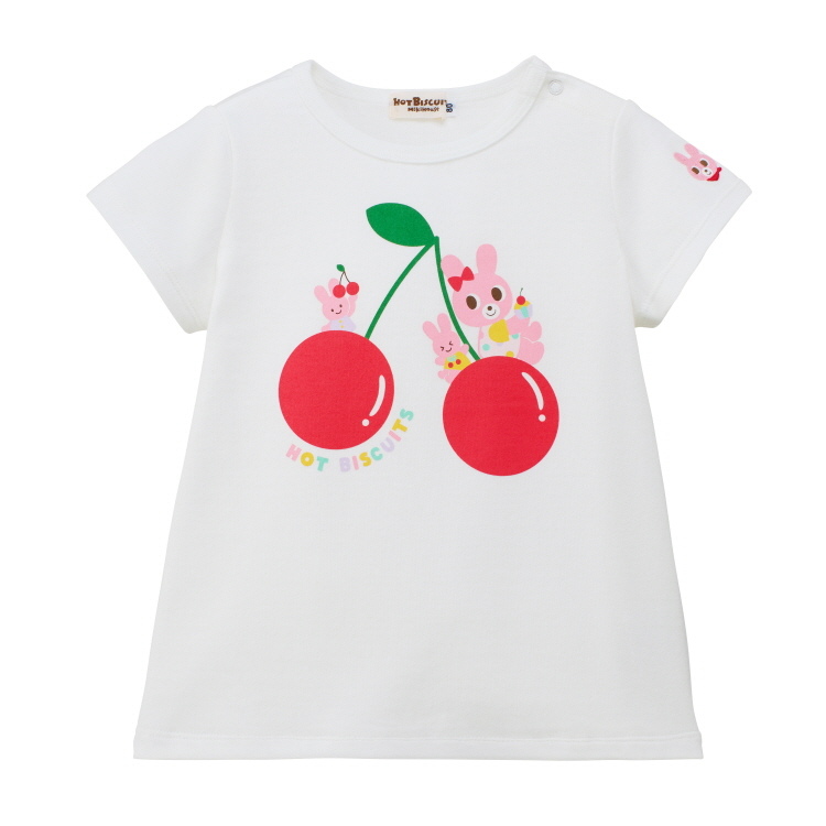 미키하우스 10 17R205204 HB 캐빗은 체리가 좋아 반팔 티셔츠 여아티셔츠