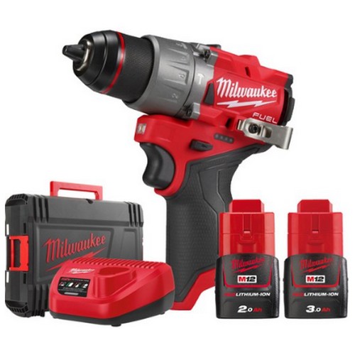 밀워키 M12 FPD2 (2.0Ah+3.0Ah, 배터리 2개)_이미지