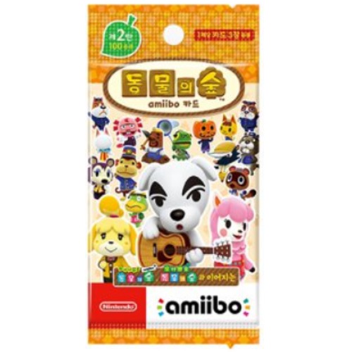 Nintendo <b>동물</b><b>의</b> <b>숲</b> 아미보 카드 제 2탄 한글판