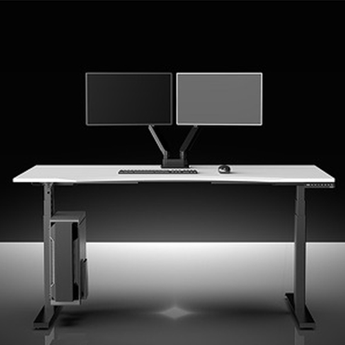 루나랩 듀얼모터 모션 높이조절 일반형 스탠딩 책상 (1210x760, 직접설치)_이미지