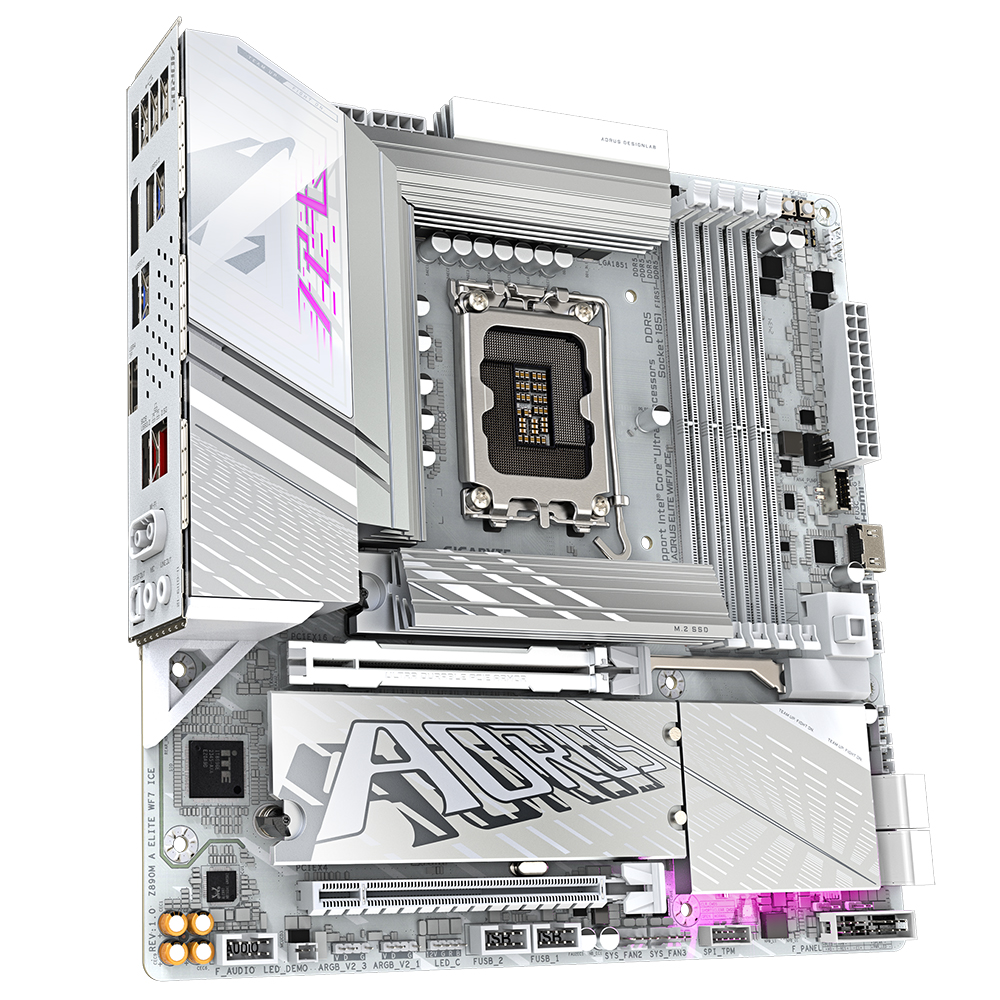 GIGABYTE Z890M AORUS ELITE WIFI7 ICE 피씨디렉트_이미지