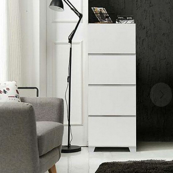 퍼스트레이디가구 헤이븐 하이글로시 4단 서랍장 (50cm)_이미지