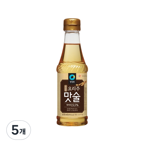 청정원 우리쌀 요리주 맛술 410ml (5개)_이미지
