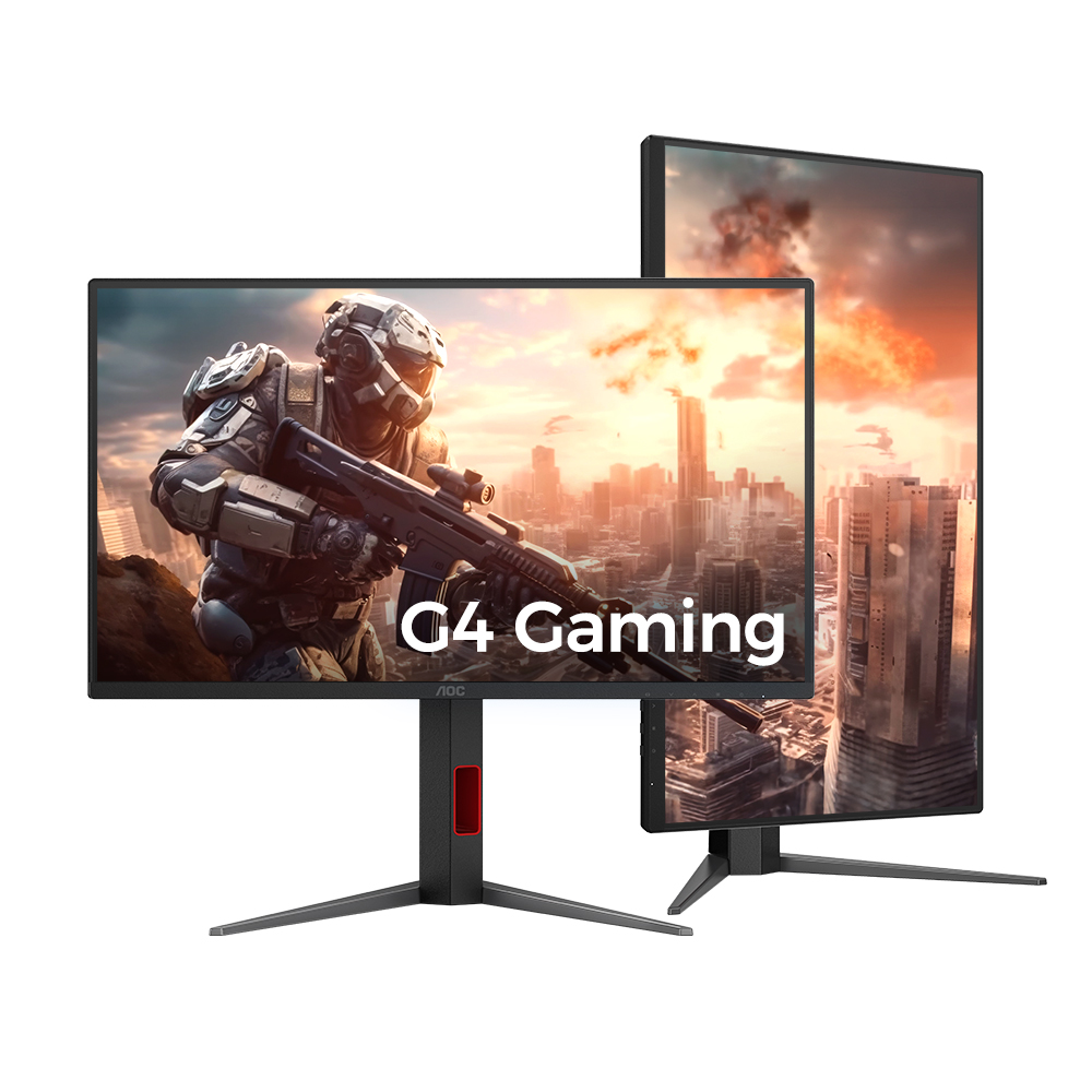 알파스캔 <b>AOC</b> 25G4K 게이밍 420 FAST IPS 프리싱크 AI HDR 400 멀티스탠드 무결점