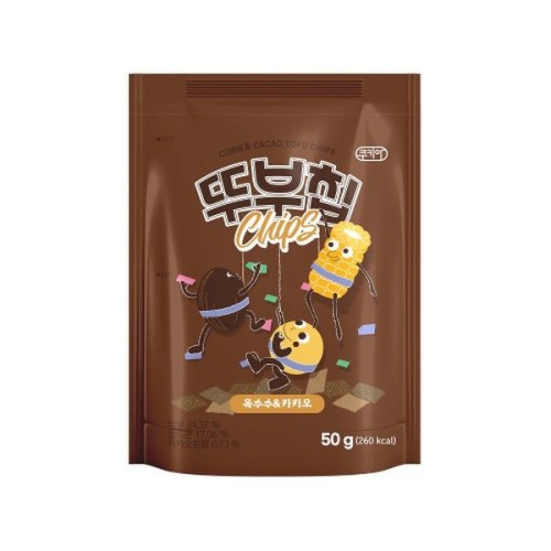 쿠키아 뚜부칩 옥수수카카오 50g [18개]