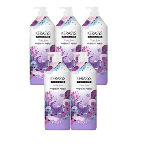 애경 케라시스 바이올렛 로즈 퍼퓸 린스 1000ml (5개)