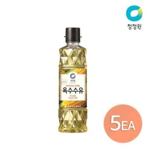 대상 청정원 옥수수유 500ml (5개)