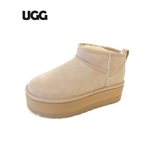 UGG 클래식 울트라 미니 플랫폼 겨울 방한 부츠 샌드 1135092-SAN