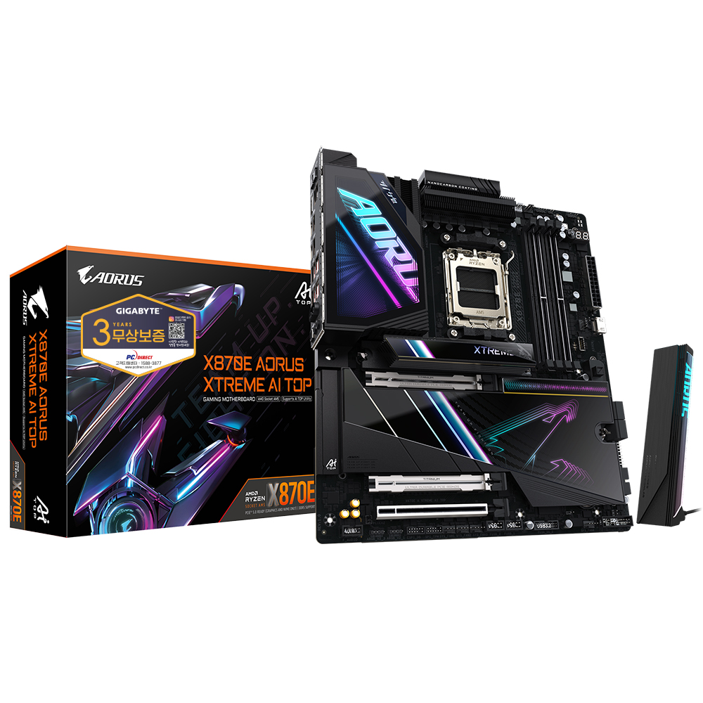 GIGABYTE X870E AORUS XTREME AI TOP 피씨디렉트이미지입니다. 누르면 해당 게시물로 새창이동합니다.