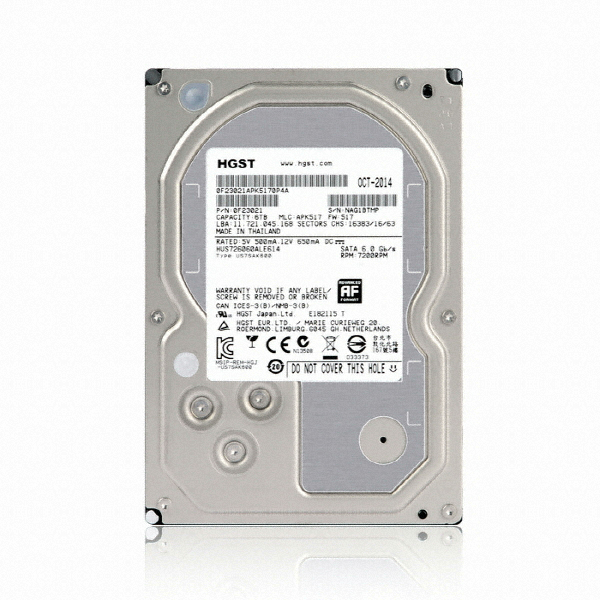 HGST Ultrastar 7K6000 7200/128M (4TB, HUS726040ALA610)_이미지