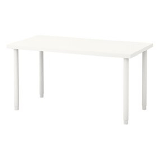 이케아 LINNMON 스탠딩 책상+OLOV 길이조절다리 (1200x600)