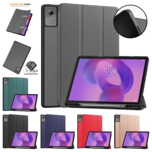 레노버 Idea Tab Plus 2025 12.1인치 태블릿용 보호 케이스 투명 TPU 소프트 케이스 네 모서리 충격 방지 에어백.._이미지