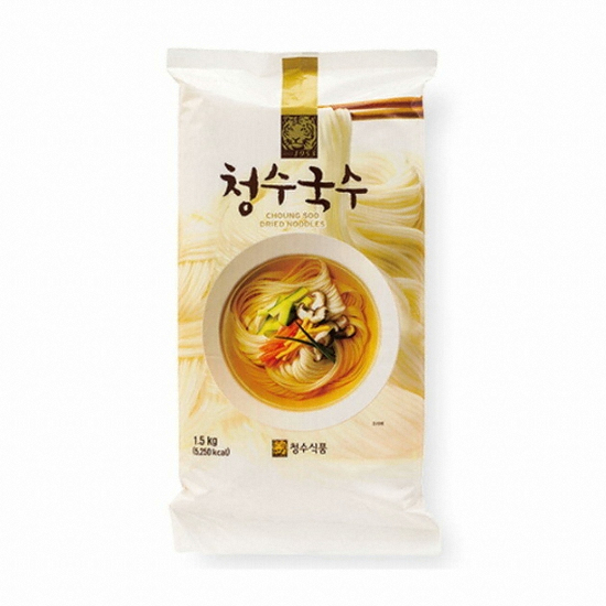 청수식품 청수 국수 소면 포장 1.5kg (1개)_이미지