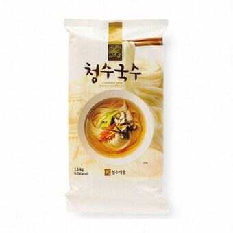 청수식품 청수 국수 <b>소면</b> 포장 1.5kg