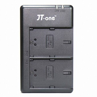 JT-one 캐논 LP-E6,LP-E6N 호환 DU-LPE6 듀얼충전기