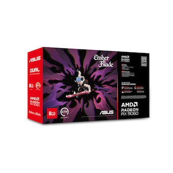 ASUS DUAL 라데온 <b>RX</b> <b>9060</b> D6 8GB 대원씨티에스