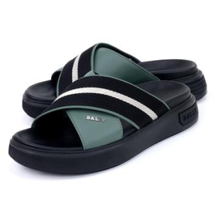  발리 메탈 로고 스트랩 슬리퍼 JAKE T U626