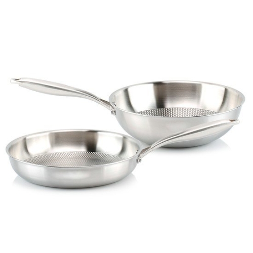 로얄스타 베누 ALL 스테인레스 통3중 후라이팬 2종A 세트 28cm후라이팬+28cm궁중팬