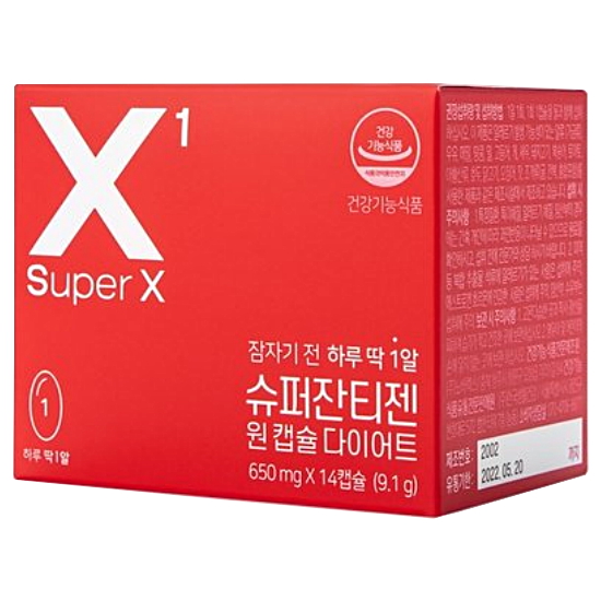 한국생활건강 슈퍼엑스 슈퍼잔티젠 원 캡슐 다이어트 14캡슐 (1개)