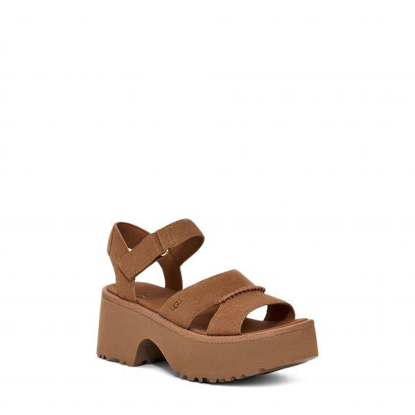 UGG 우먼 뉴 Heights 플랫폼 샌달 샌들 체스넛 10941470