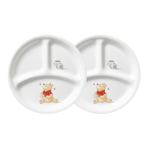 코렐 곰돌이 푸 삼절접시 소 (2개)_이미지