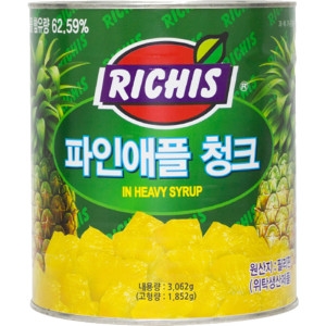 동서식품 리치스 파인애플 청크 3kg (1개)_이미지