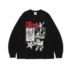 CAVISH LIGHTNING SKELETON LS TEE 반팔티셔츠 PINK 핑크 CV2ESUT553A 192555
