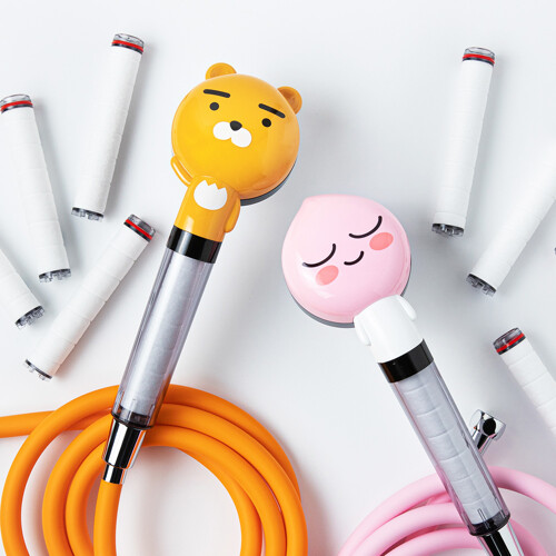 대림바스 카카오프렌즈 디클린 필터샤워기 라이언 (본체 1개 + 필터 4개 + 호스)_이미지