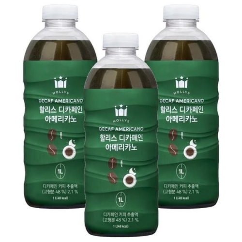 할리스 디카페인 아메리카노 1L (3개)