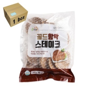 굿프랜즈 골드함박스테이크 1kg (10개)_이미지