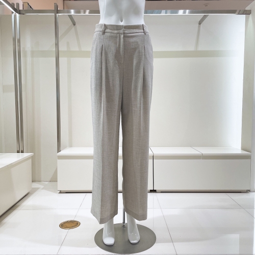 비지트인뉴욕 와이드 뒷밴딩 팬츠 VA5LP0F1