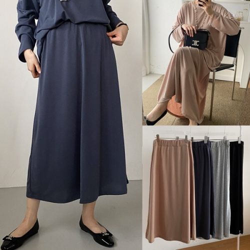 위쉬몰 BA 미유밴딩A라인스커트 V077H601 빅사이즈_이미지