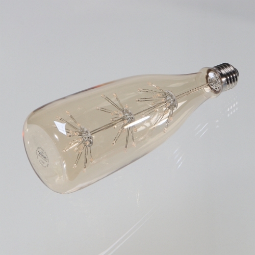 비츠온 LED T225 눈꽃 에디슨전구 전구색 1.8W