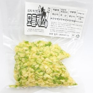 다진 애호박 볶음밥용,이유식용 100g 1팩_이미지