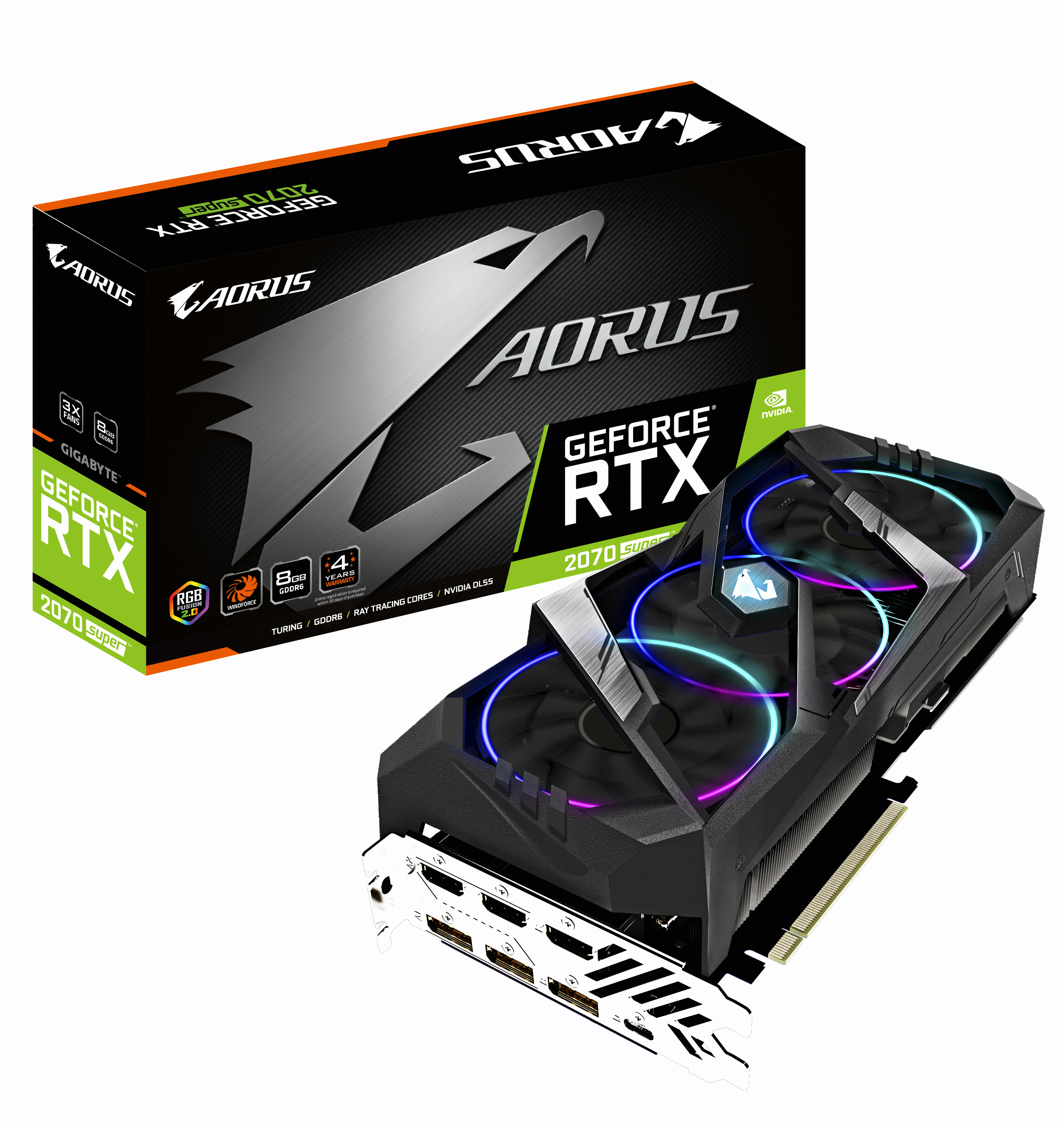 GIGABYTE AORUS 지포스 RTX 2070 SUPER D6 8GB