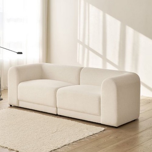 퍼니코 캘리 이지클린 갤럭시 패브릭 소파 3인용