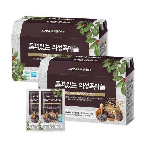  GNM자연의품격 의성 흑마늘진액 흑마늘즙 30포 [2개]