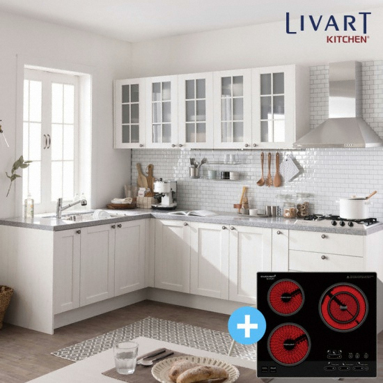 리바트 키친 벨라노 ㄱ자+전기쿡탑 (~4.0m)