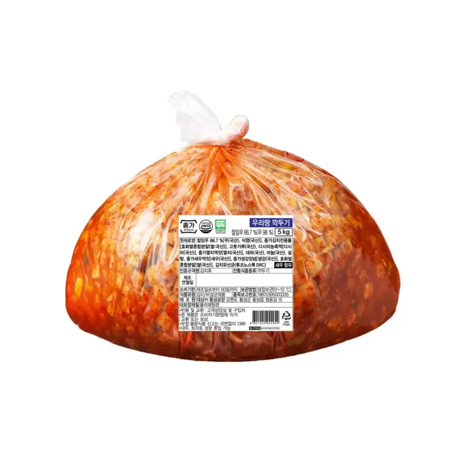 우리땅 깍두기 5kg