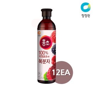 청정원 홍초 복분자 900ml (12개)_이미지