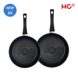 해피콜 올 뉴 컴포트 다이아몬드 프라이팬 2종B (팬28,28)_이미지