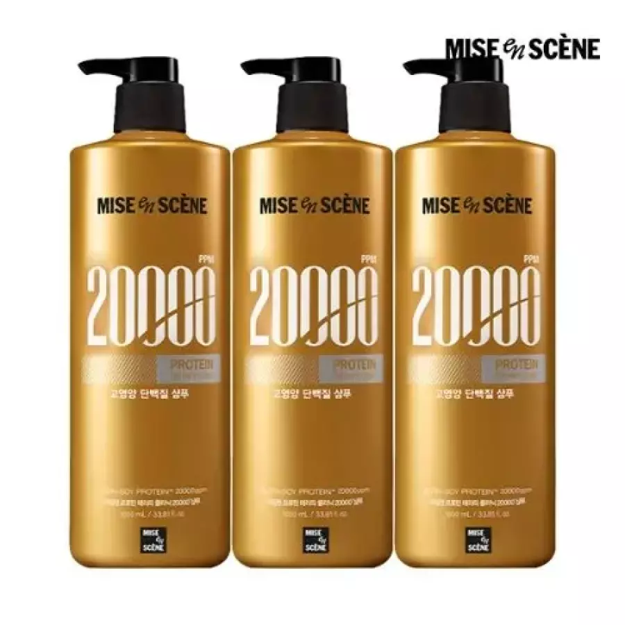 미쟝센 프로틴 테라피 클리닉 20000 샴푸 1000ml (3개)_이미지