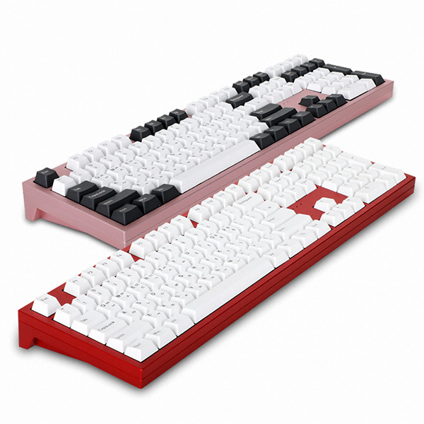 COX CA108BT 블루투스 유무선 알루미늄 PBT 이색사출 레드 (갈축)_이미지