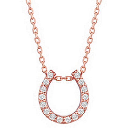 럭키유 실루엣 14K 목걸이 P1399