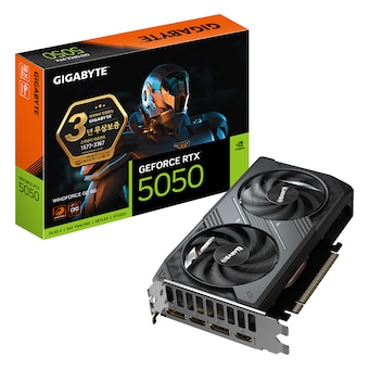 GIGABYTE <b>지포스</b> RTX 5050 WINDFORCE OC D6 8GB 제이씨현