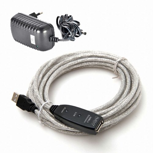 이지넷유비쿼터스 넥스트 NEXT-USB USB 2.0 리피터 케이블 (5m)_이미지