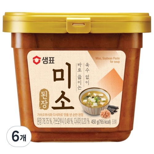 샘표 미소 된장 450g (6개)_이미지